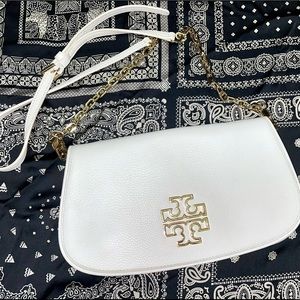 White Tory Burch Shoulder Bag